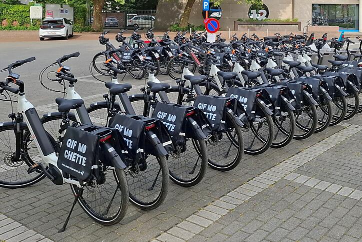 Fietsvloot testkaravaan gemeenten